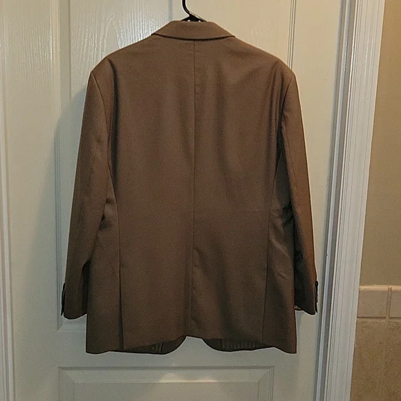 FIRADO taupe blazer 100% Merino wool Designed in Rome Italy Hand Tailored …